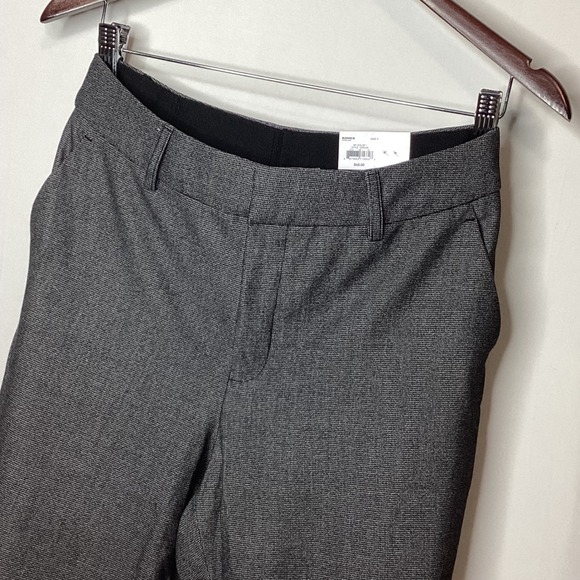 Nine West Womens Skinny Mid Rise Pants Black Gray Textured Stretch Size 6 - Picture 3 of 14